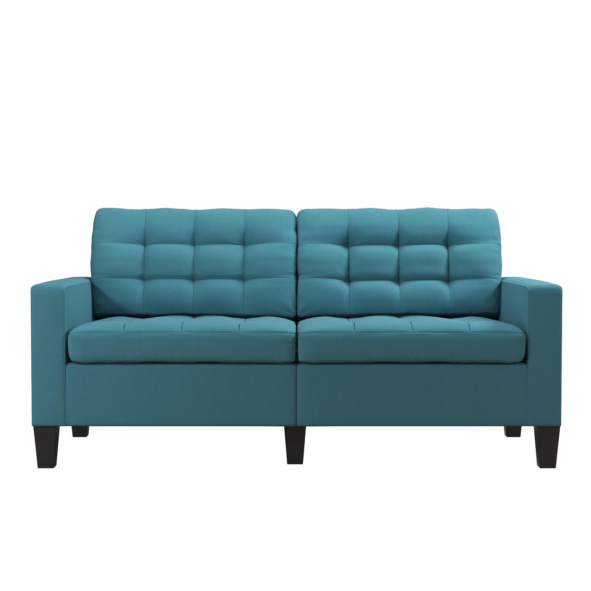 River Street Designs Emily Upholstered Sofa, Teal