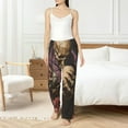 thumbnail image 6 of Lsque Eerie Skull Holding Another Print Women's Pajama Pants, Lounge Pant - Comfortable Home Wear,Elastic Waistband, Stylish Design-Small, 6 of 9