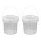 thumbnail image 1 of Cubo de almacenamiento transparente helado de helado de 2pcs congelador, 1 of 6