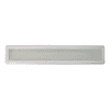 Shed Windows and More Transom Window 12" x 48" Double Pane White Vinyl Low E Tempered Clear Glass
