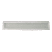 Transom Window 12" x 72" Double Pane Tempered Low-E Clear Glass PVC Frame