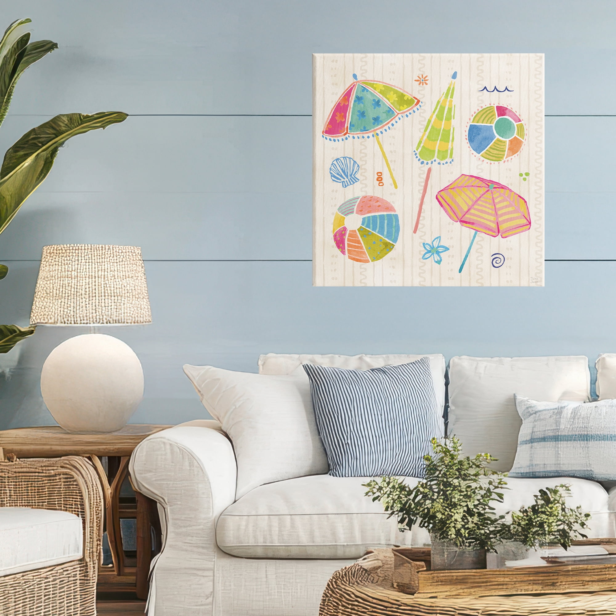 Stupell Industries Fine In The Sunshine Canvas Wall Art, design by Dina June