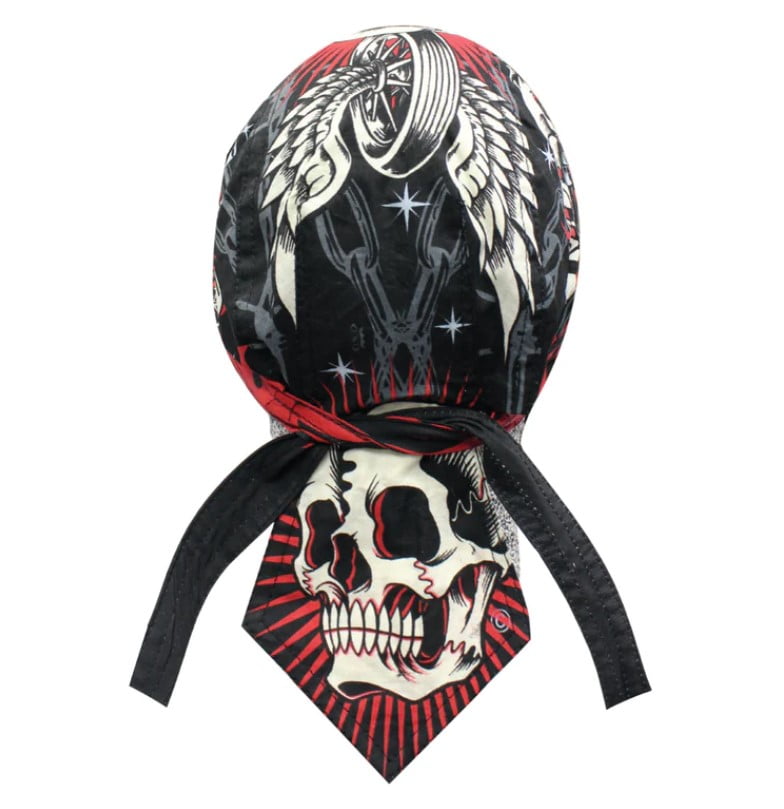Biker Headwrap Danbanna Deluxe Du-Rag Cap Doo Rag Bandana by Mdream