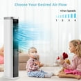 thumbnail image 4 of Costway 3-In-1 Portable Evaporative Air Cooler 40'' Bladeless Cooling Tower Fan w/Timer White, 4 of 10