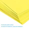 thumbnail image 4 of Uxcell 50 Hojas de Papel de Copia de Color para Impresión de Oficina, Formularios de Invitación, Proyectos de Arte, Amarillo Brillante, 8.27 x 5.83 pulgadas, 4 of 7