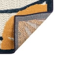thumbnail image 7 of Unique Loom Belize Outdoor Collection Area Rug - Caulker (2' x 8' Runner Ivory/Navy Blue), 7 of 7