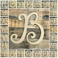 thumbnail image 3 of Wooden Letter Unfinished, Happy Days Font, Craft Cutout, 3 of 3
