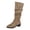 Leopard Print, variant on Fall Winter Tall Shoes, Women's Block Heel Pointed Toe Slouch Shaft Knee High Boots Fashion Tall Boots with Comfortable Shaft and Stable Heel Tall Dress Boots for Women Tall Boots, US-5.5/EU-36