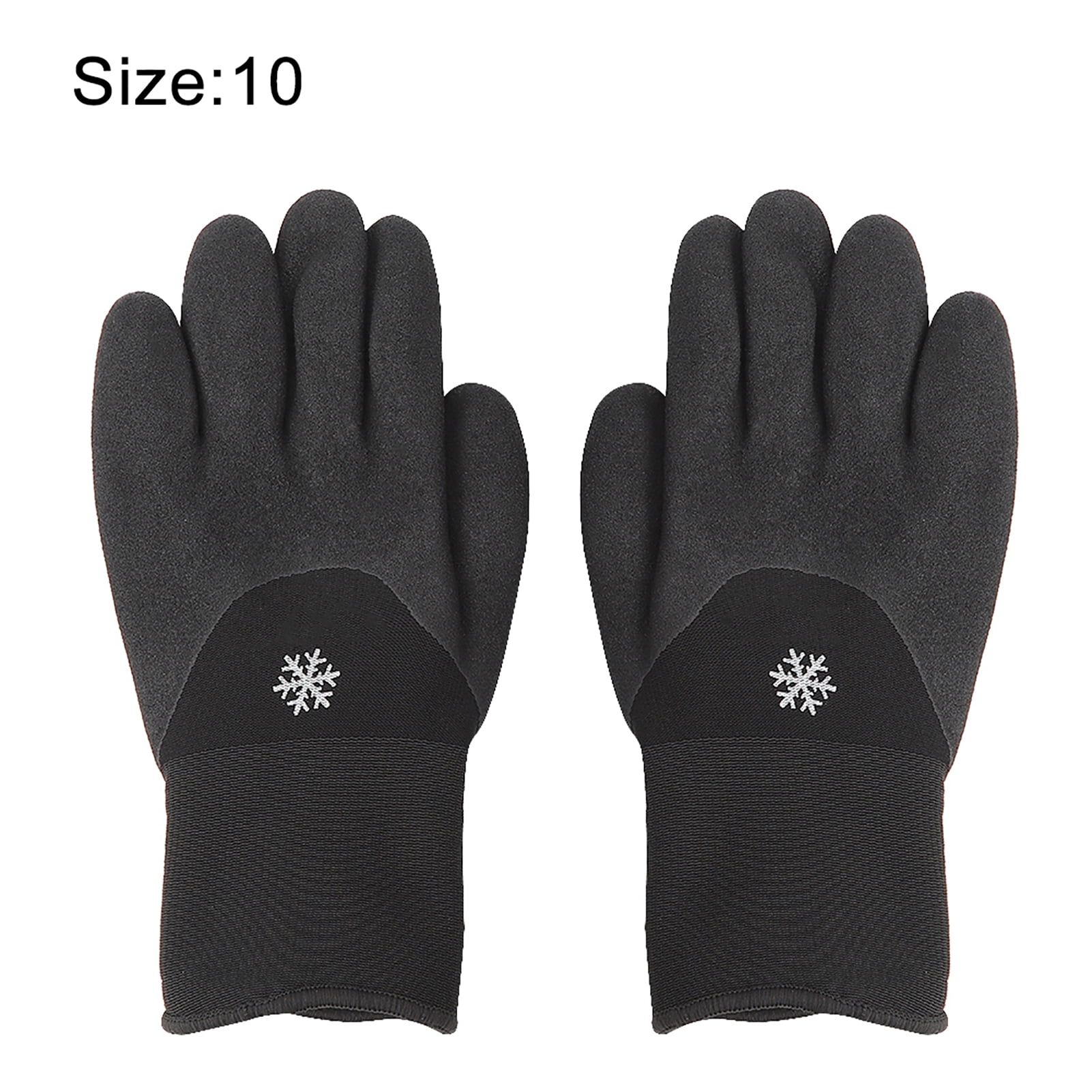 Coldproof Work Gloves, Antislip Low Temp Gloves, Nitrile Coating Working Gloves, Waterproof and Oil  for Cold Environment