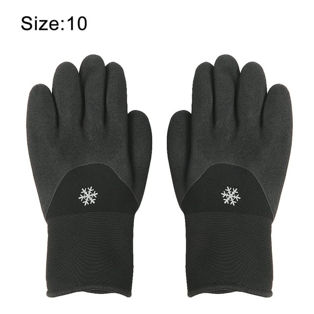 Manos -30 Grados Celsius Guantes De Trabajo Recubrimiento De Nitrilo Protector De Manos Antideslizante Resistente A Bajas Temperaturas
