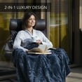 Everlasting Comfort Luxury Polyester Throw Blanket Soft, 65”x50