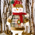 thumbnail image 2 of Decoración de juguete de escritorio de Navidad Figura de juguete retráctil Regalos de Año Nuevo (Muñeco de nieve), 2 of 6