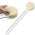 thumbnail image 6 of Bath Brush Dry Brushing Body Brush with Long Handle for Gentle Skin Exfoliation and Back Massage in Shower JASKFLY, 6 of 9