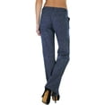 thumbnail image 7 of ToBeInStyle Women's Cozy Linen-Cotton Blend Heather Dye Pants - Navy - Small, 7 of 7