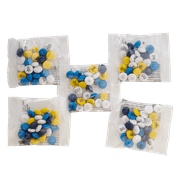 M&M'S Hanukkah Milk Chocolate Candy, Party Favor Packs, Set of 30