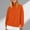 Orange, variant on DAFPZW Oversized Sweatshirt for Women Plain Turtle Neck Long Sleeve Dressy Casual Lightweight Basic Pullover Tops