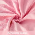 thumbnail image 4 of Ntbay 2-Piece Ultra Soft Textured Seersucker Twin Duvet Cover Set, Include Hidden Zipper Closure Comforter Cover with Corner Ties and 1 Pillowcase (Not Include Comforter and pillow), Pink, 4 of 4