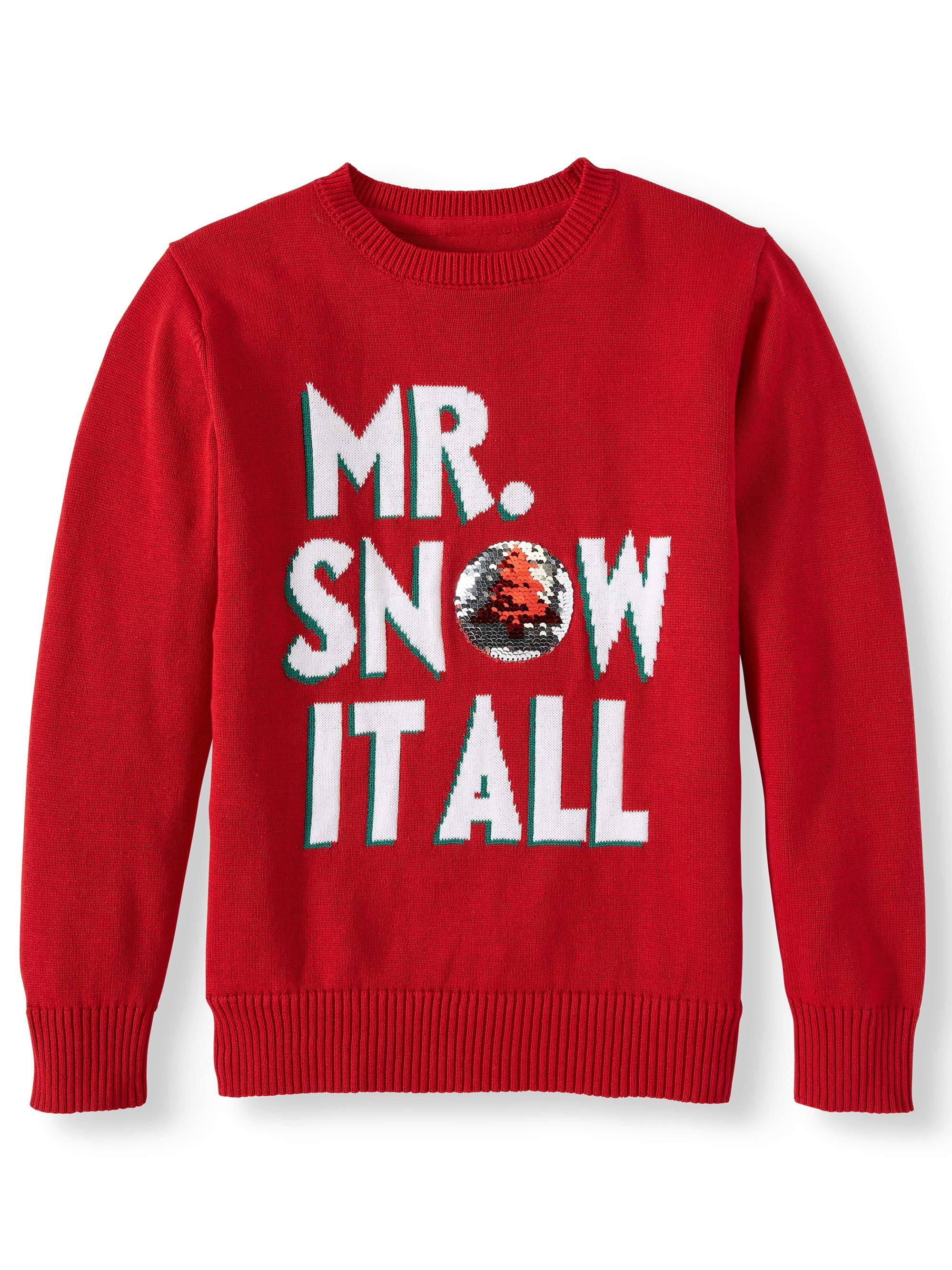 boys sequin christmas jumper