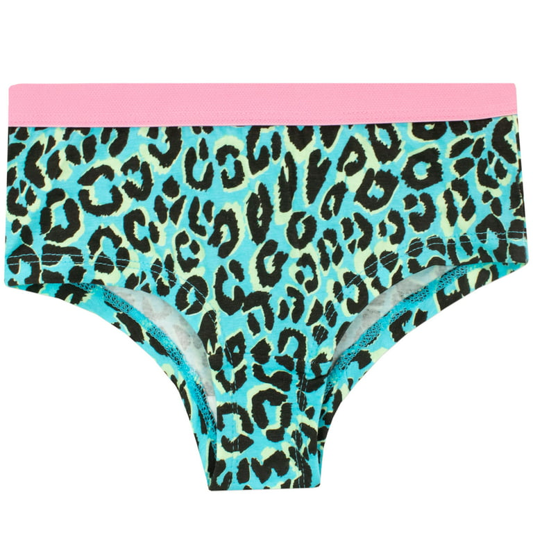 Harry Bear Girls Leopard Print Underwear 5 Pack | Sizes 7-14