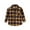 Z0 Yellow, variant on Toddler Boy T Shirt Kids Flannel Jacket Plaid Long Sleeve Lapel Button Down Shacket Girls Coat Outwear Tees Tops for Boy Size 3-4T,Green