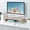 Maple, variant on Monitor Stand Riser, Desktop Stand for PC/TV/Laptop/Printer, Wood Monitor Riser with Storage, Computer Stand Keyboard Organizer