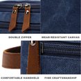 thumbnail image 3 of Trousse de Toilette Trousse de Toilette de Voyage pour Hommes Femmes Trousse de Rasage Sac Trousse de Toilette pour Hommes Sac de Rasage de Voyage Housse Rabattable Trousse de Toilette pour Hommes Toile pour Voyage, 3 of 6