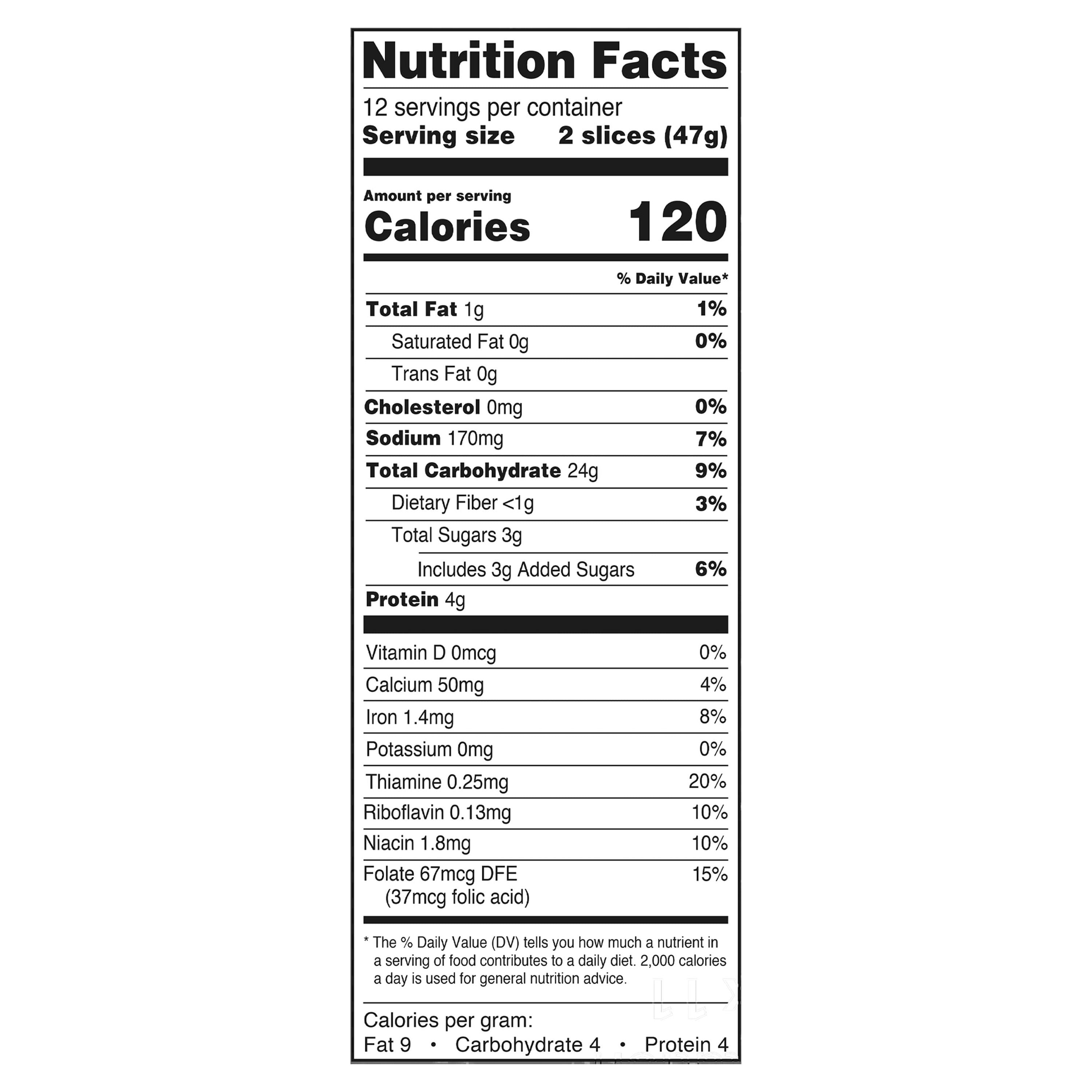Great Value Wheat Sandwich Bread, 20 oz