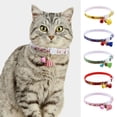 thumbnail image 2 of Embroidery Flower Pet Collar Tassel Decor, Safety Adjustable Necklace - Cute Harness for Daily Wear, 2 of 8