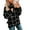 Black, variant on NAYTOAO Women Fall Pullover Sweater Turtleneck Plaid Long Sleeve Loose Casual Chunky Checked Knit Winter Sweaters Jumper Tops Gray S