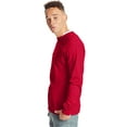 thumbnail image 2 of Hanes Long Sleeve Men T-Shirt 2-Pack Beefy-T Crewneck Soft Cotton Full Cut S-3XL, 2 of 3