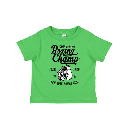 

Inktastic Boxing Champ Fight Hard Gift Toddler Boy or Toddler Girl T-Shirt