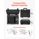 thumbnail image 3 of Estuche rígido para pistola VEVOR, estuche rígido resistente para armas con revestimiento de espuma XPE, caja de almacenamiento impermeable para pistola con interior personalizable y asa, 3 of 9