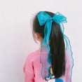 thumbnail image 4 of Trayknick Ruban en Épingle à Cheveux Bow Design Accessoires Tissu Mignon Bande de Cheveux de Queue de Cheval pour les Filles, 4 of 13