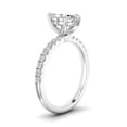 thumbnail image 2 of IGI Certified 1 Carat Lab Grown Diamond Engagement Ring | 14K White Gold | Solitaire Lab Diamond Ring | G-VS2 | Valentine Gift, 2 of 2