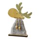 thumbnail image 3 of Adornos navideños de madera, figura rústica de alce para tienda, hogar en invierno. Gris S, 3 of 9