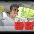 thumbnail image 4 of 2pcs Headrest Collars Car Seat Headres Collars s Decor Car Red, 4 of 8