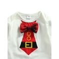 thumbnail image 4 of Kmbangi Babies Clothes Set, Long Sleeve Romper and Print Suspender Trousers, 4 of 7