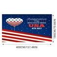 Garden Flags Show Your Patriotism With Our Massive 480X210Cm Independence Day Car Garage Banner