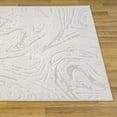 thumbnail image 5 of Luxe Weavers Abstract Marble Swirl Cream 6x9 Area Rug High Low Carpet, 5 of 10
