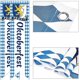 thumbnail image 3 of 4 Pieces Oktoberfest Wall Banner Bavarian German Beer Festival Banners Oktoberfest Wall Pennants Banners for Oktoberfest Party Dec, 3 of 4
