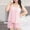 Pink, variant on Women's Pajamas Plus Size Under $10 Fashion Solid Color Thin Loose And Casual Home Tank Tops Short Pants Pajamas Sets