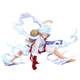 thumbnail image 1 of Figura de anime de una pieza Luffy Gear 5 PVC 15 cm, 1 of 4
