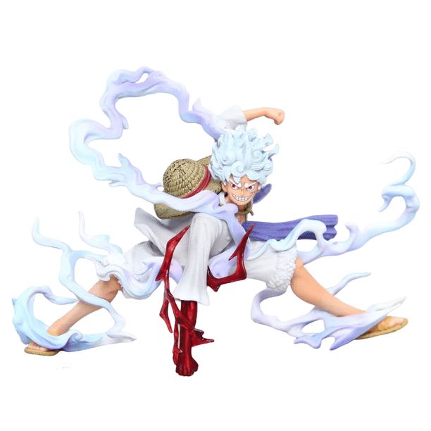 Figura de anime de una pieza Luffy Gear 5 PVC 15 cm