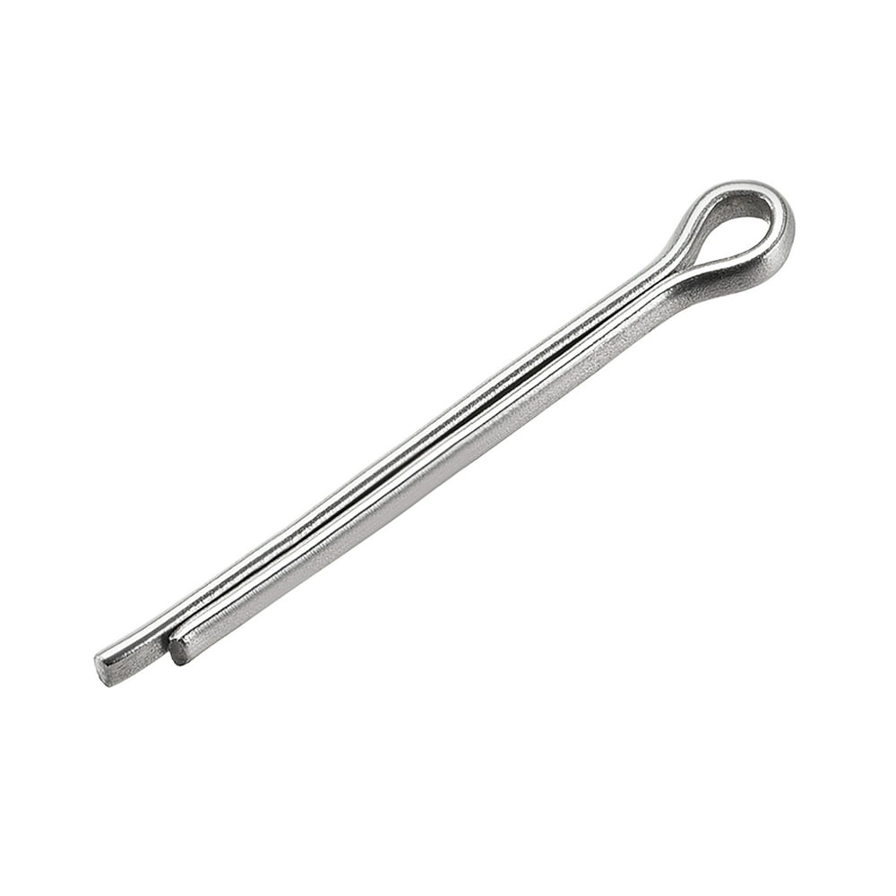 Split Cotter Pin 3mm x 30mm 304 Stainless Steel 2Prongs Silver Tone