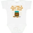 thumbnail image 3 of Inktastic Peanut Butter Spoon Boys or Girls Baby Bodysuit, 3 of 5