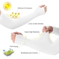 thumbnail image 5 of Mangas para Brazos, 3 Par Mangas de Brazo Seda de Hielo, Manga Protectora para Brazo, Mangas de Protección UV Protección, Mangas del Brazo Protección, para Andar en Bicicleta, Pescar, Golf Xianwei Shao 9024719124353, 5 of 5