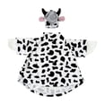 thumbnail image 2 of Lady Porch Goose Outfit for 23'' Cement Plastic Lawn Goose Statue Clothes Cow Pattern Bathrobe for Outdoor Garden Yard Patio Decoration, 2 of 5