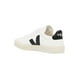 thumbnail image 2 of Tenis Veja para mujer color blanco con logo negro, agujetas blancas y suela de goma, 2 of 5
