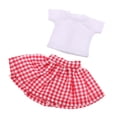 thumbnail image 1 of Ropa de Muñeca de Piezas perfecl Rock U0026 Set de Camiseta para 1/6 Muñeca rojo, 1 of 6