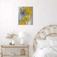 thumbnail image 4 of Farmhouse Yellow Dandelion Wall Art for Living Room Rustic Grey Floral and Butterfly Pictures Wall Decor Flower Nature Plant Framed Canvas Wall Art Bedroom Bathroom Home Decor,16L X 12W inches, 4 of 6
